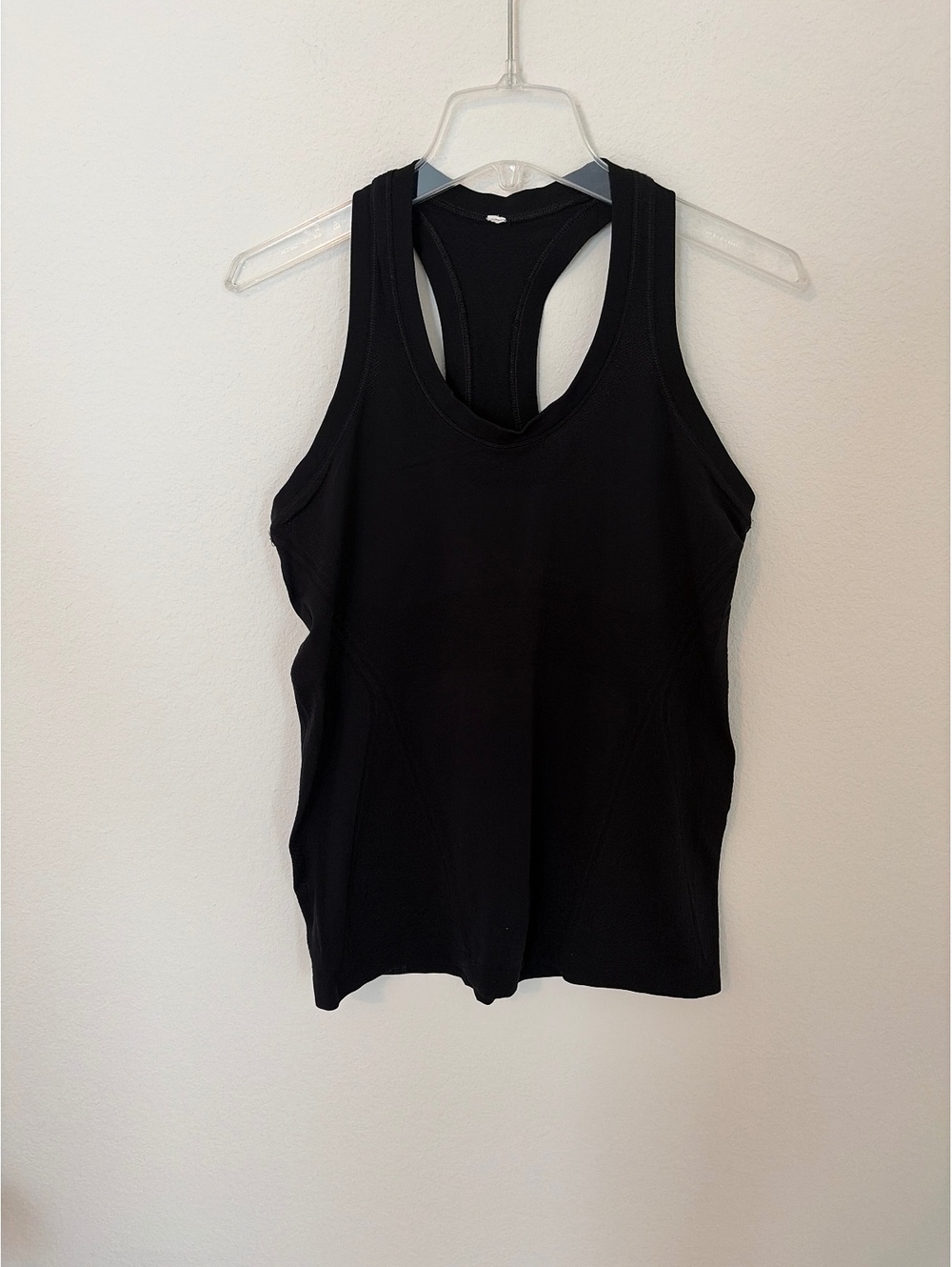 Athleta Momentum Seamless Tank Top Black Racerback Size Medium